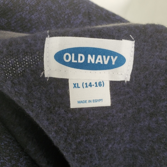 *Sold* Old Navy Boys Blue Button Up Collared SweaterXL - Picture 7 of 8